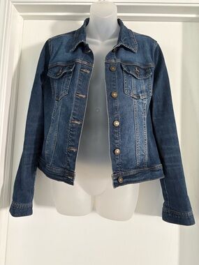 Artisan Ny Indigo Blue Classic Denim Jacket Size L